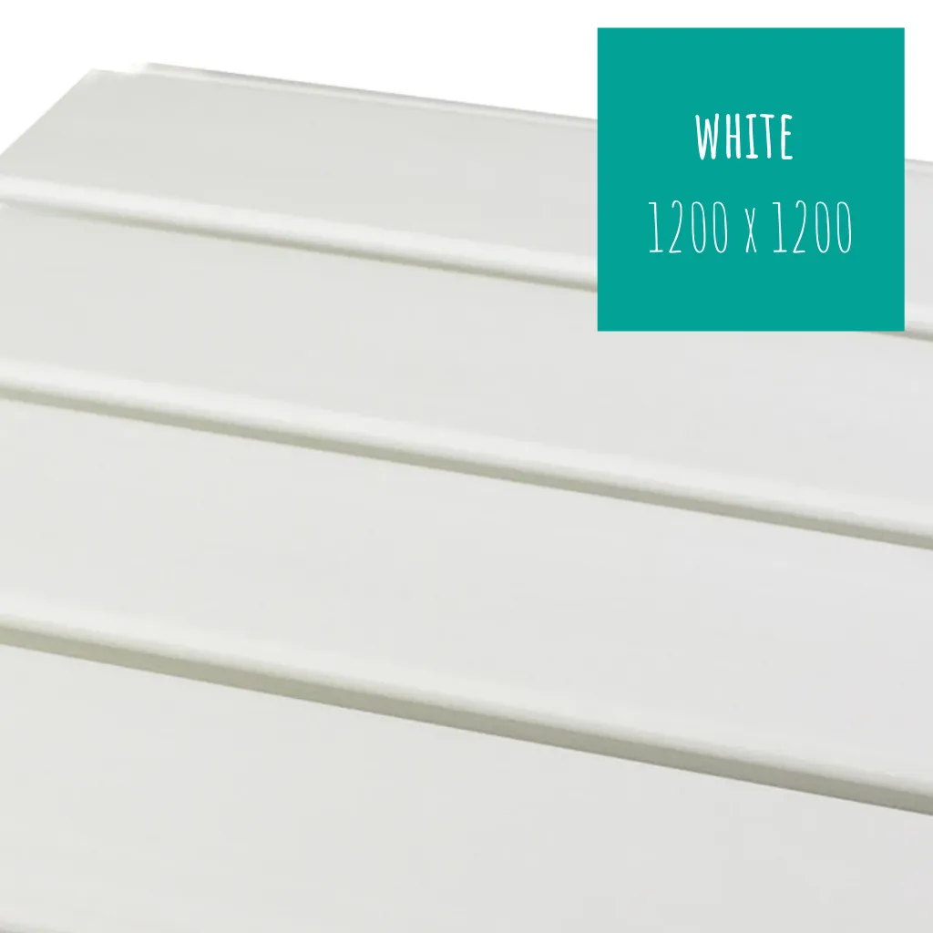 White Slatwall Panel Pack