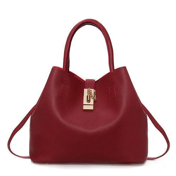 Women Leather Handbags PU Leather Quality Shoulder Bag